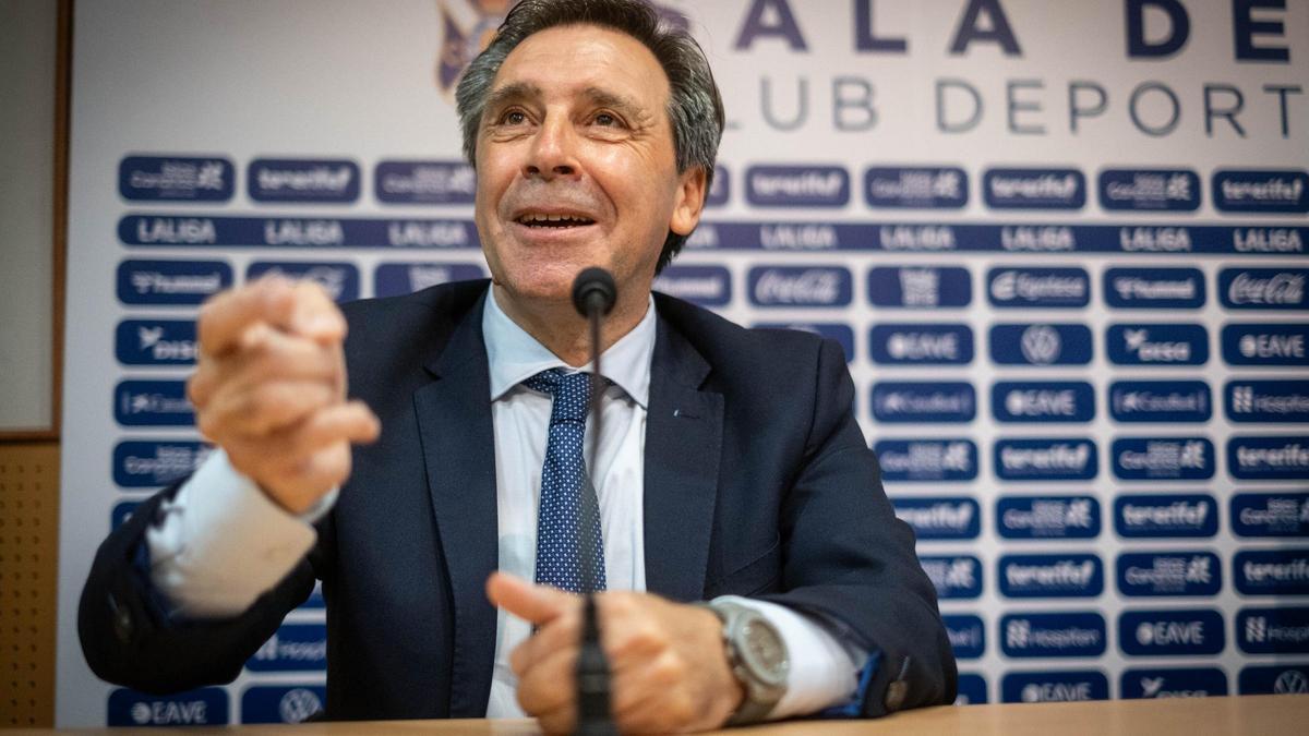 Felipe Miñambres, futuro director general del CD Tenerife.
