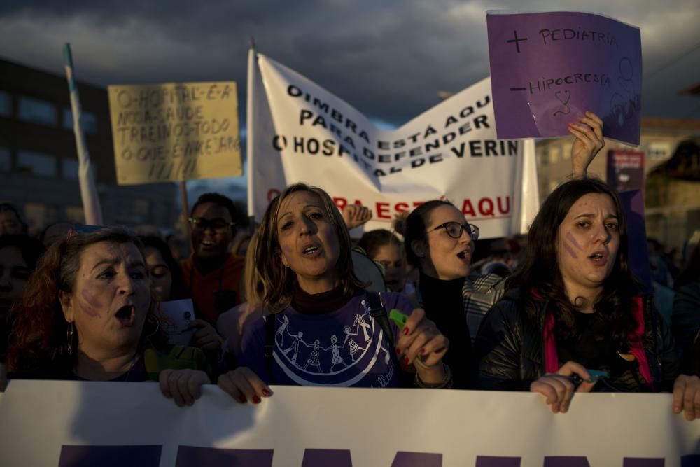 Verín clama contra el cierre del paritorio. // Brais Lorenzo