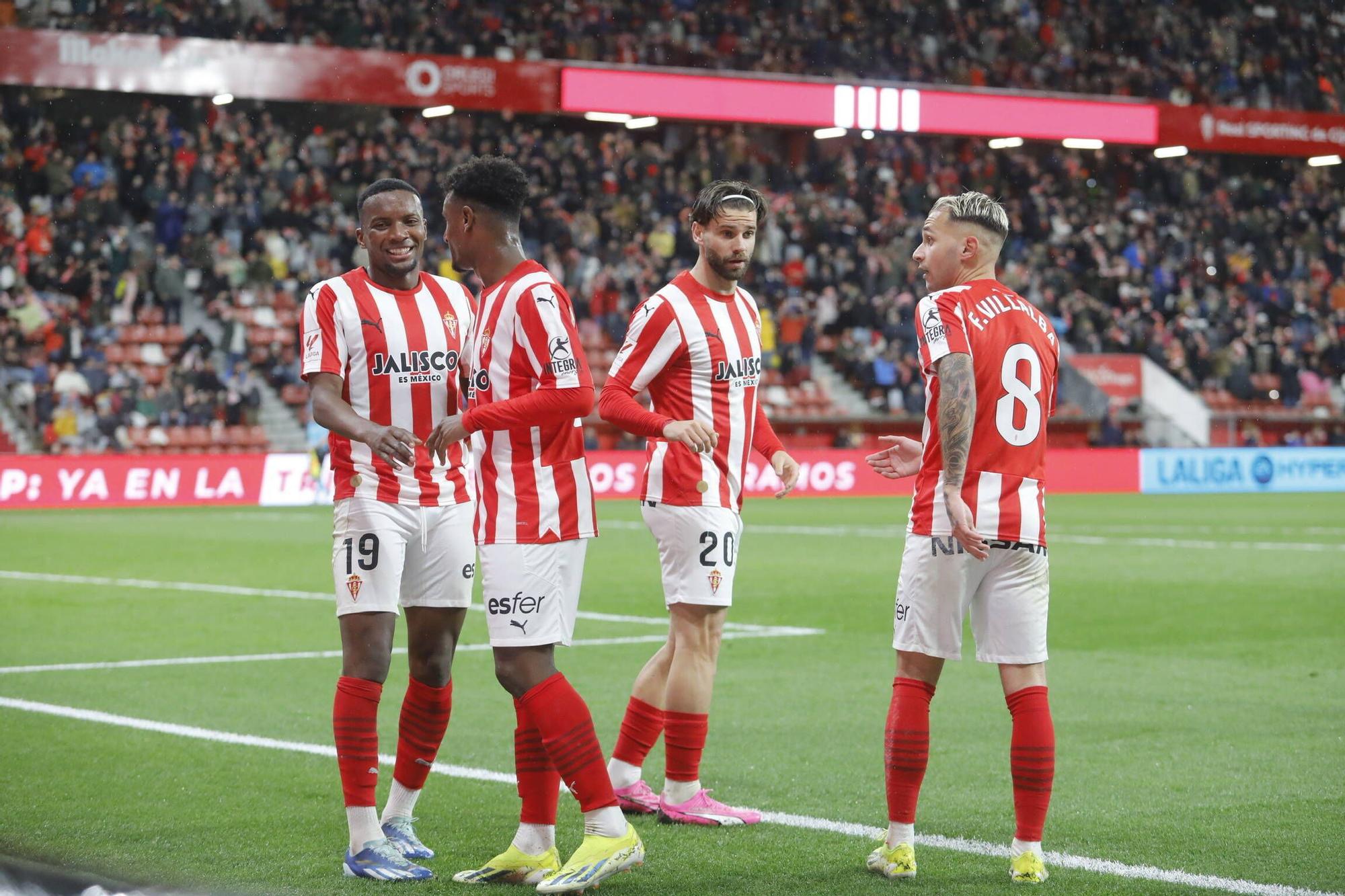 EN IMÁGENES: Partido y ambiente del Sporting-Albacete en El Molinón