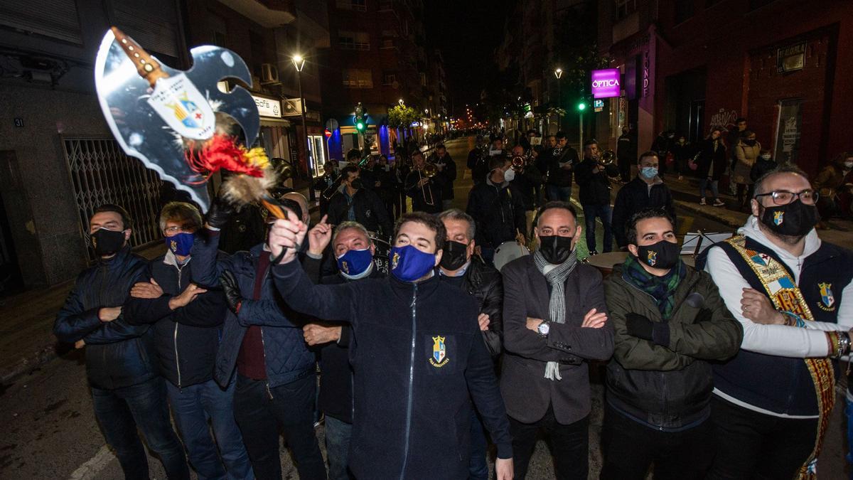 Un instante de la celebración del &quot;mig any&quot; de San Blas, en 2022.