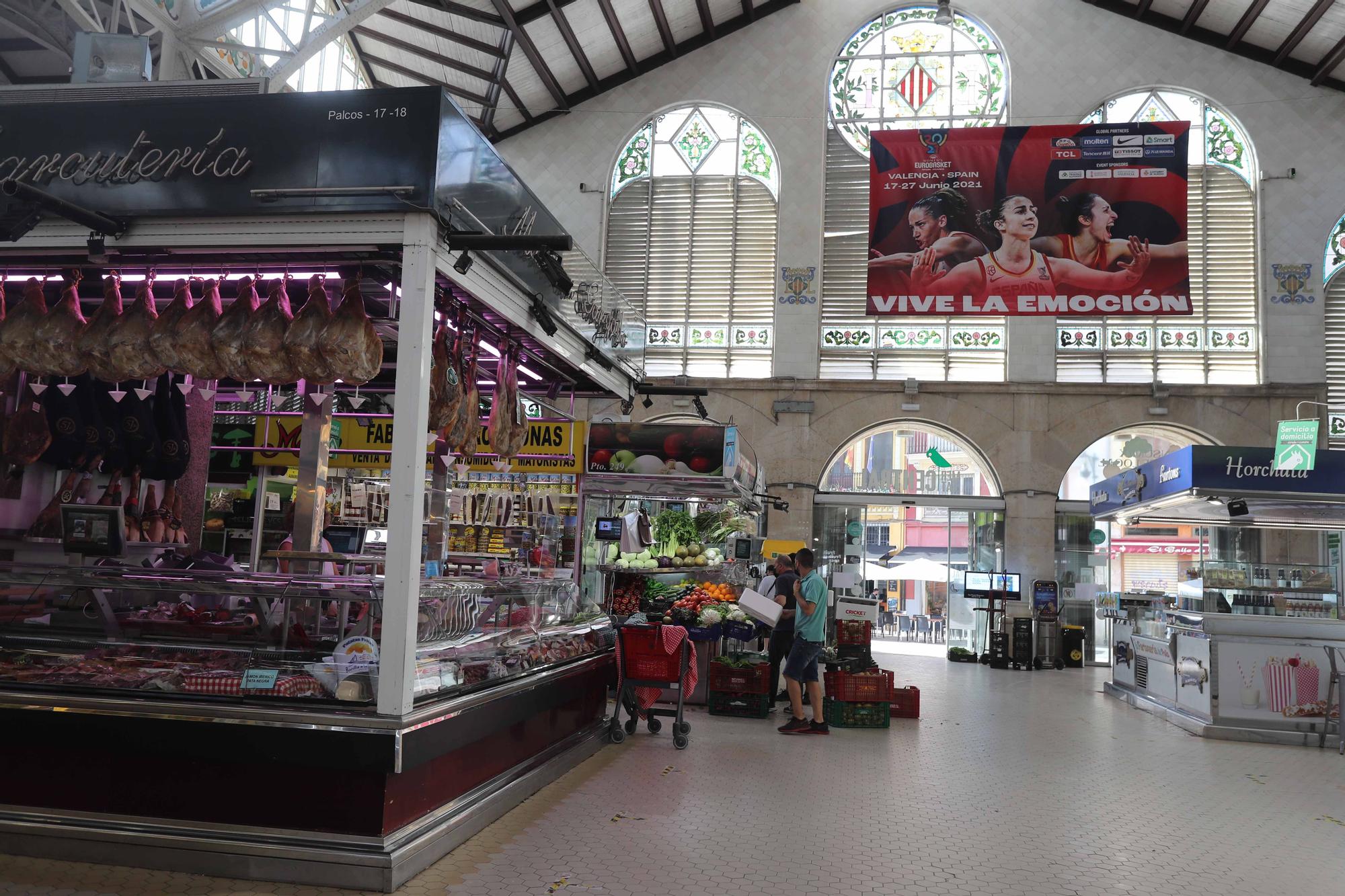 Avanzan las obras en el entorno del Mercado Central