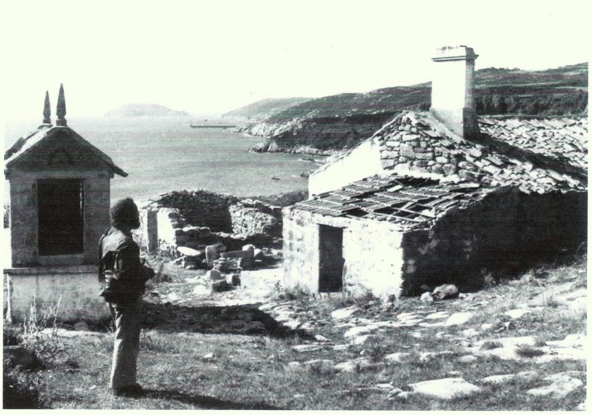 La casa de “señor Francisco” hacia 1970.