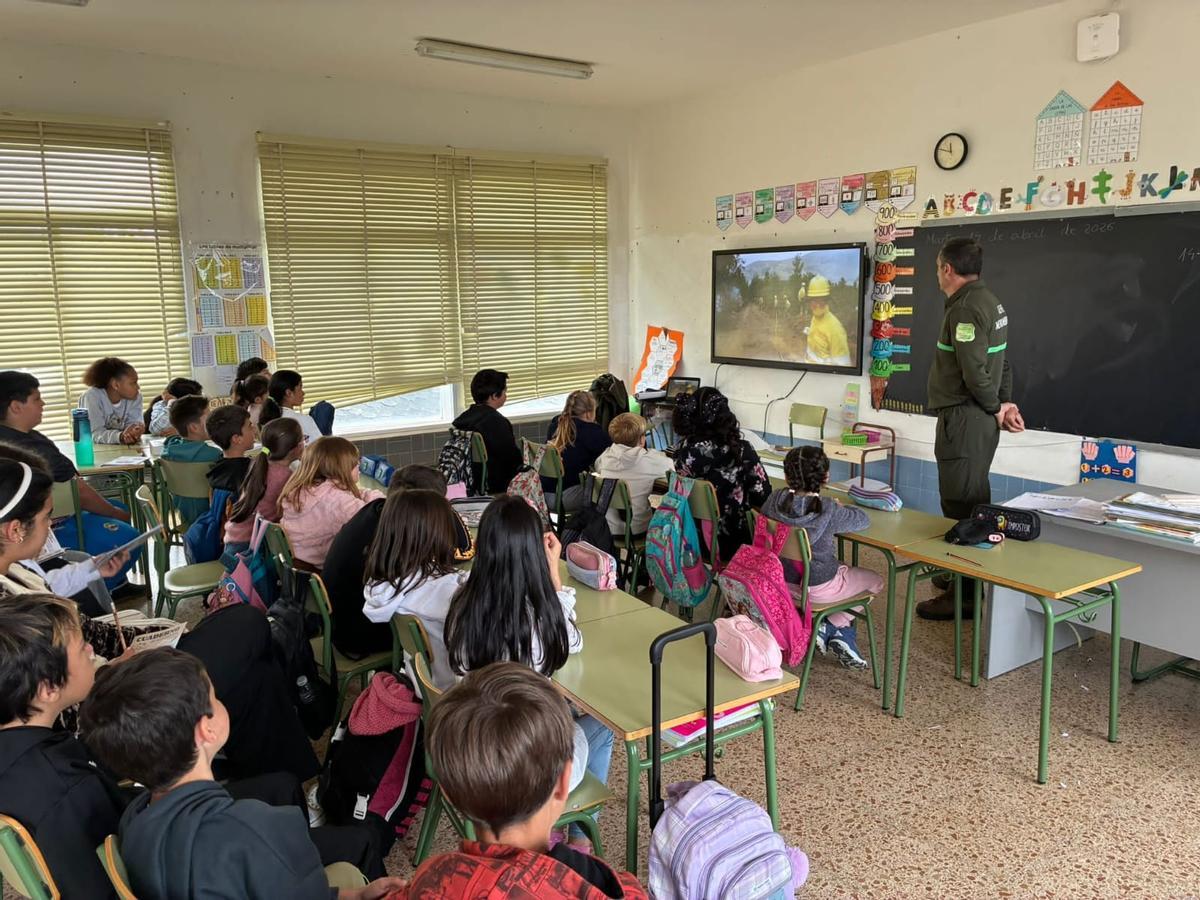 Actividades de prevención de incendios en el CRA de Palacios de Sanabria