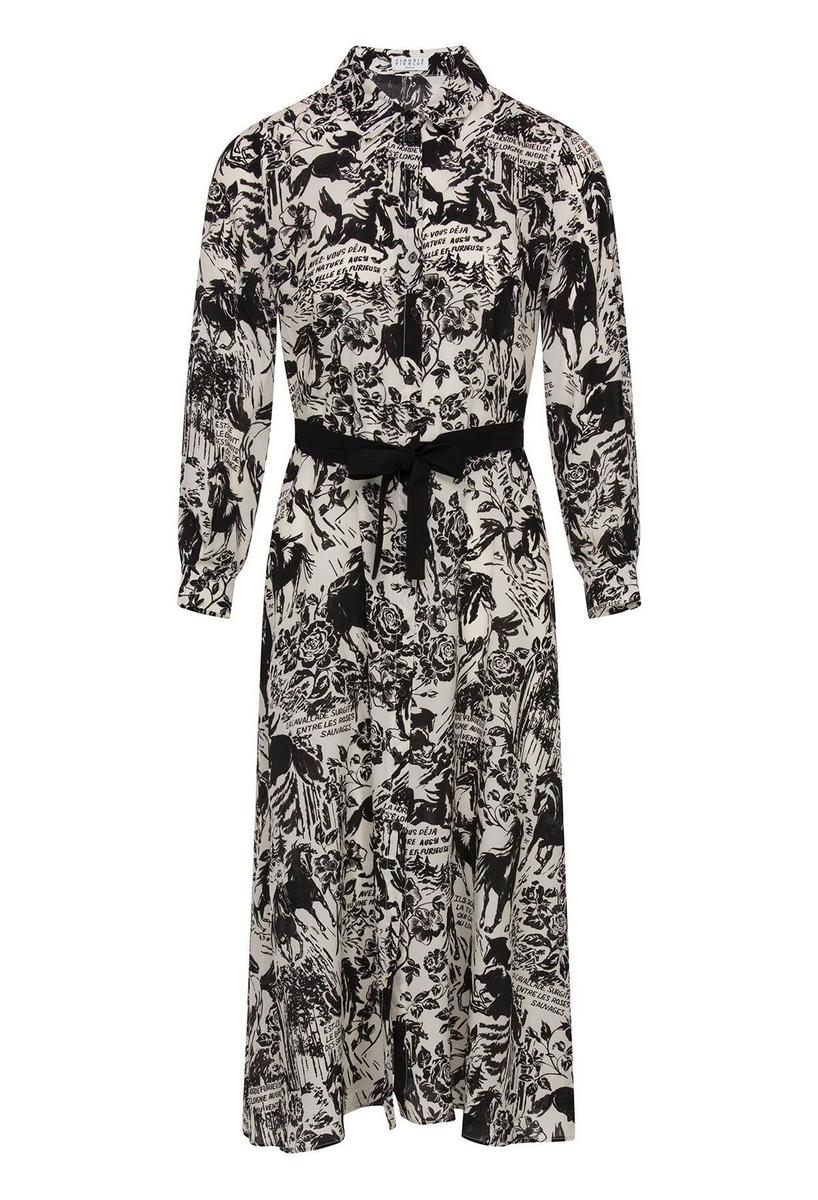 Vestido estampado de la colección primavera-verano 2019 de Claudie Pierlot