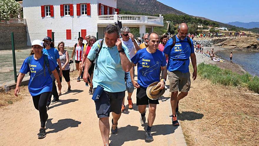 Jordi Turull comença la seva Travessa per la Llibertat com a gest de «gratitud i compromís»