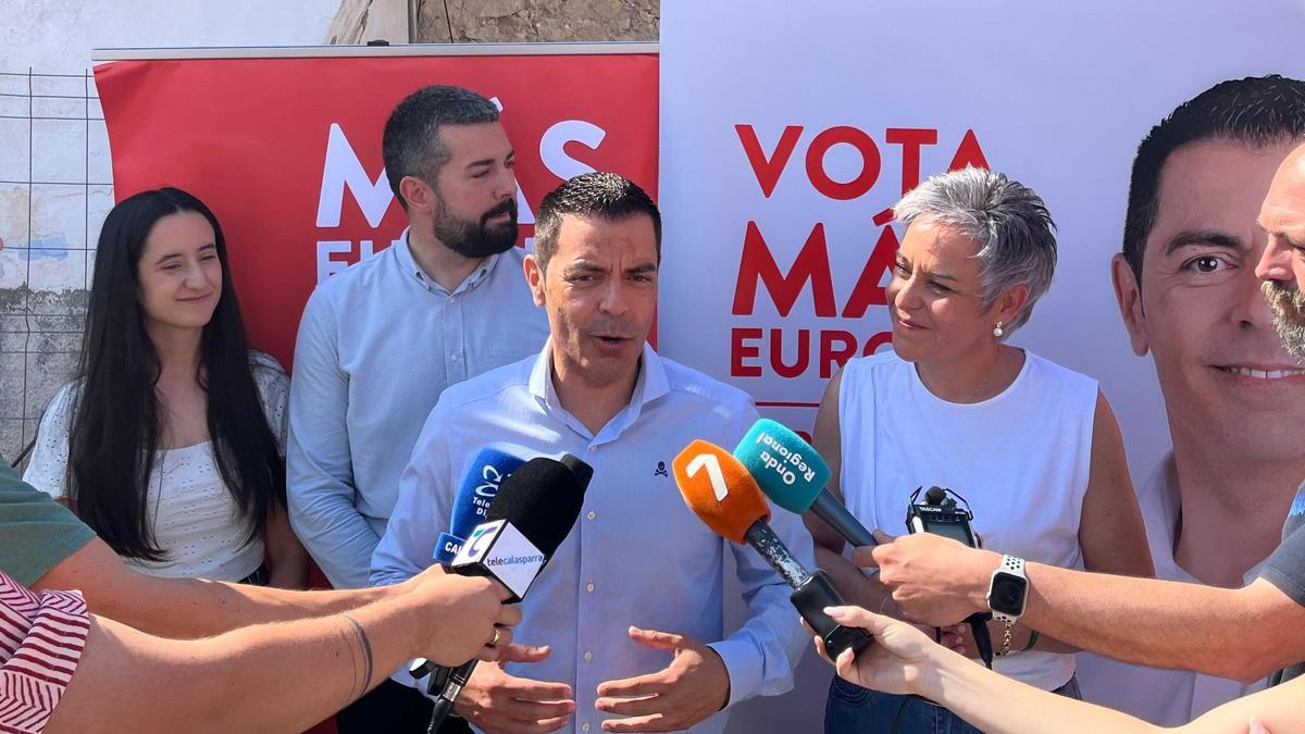 Marcos Ros candidato del PSOE a las elecciones europeas en Calasparra