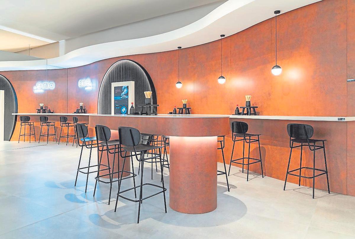 Imagen ambiente del 'showroom' de Krion en la 31ª Muestra Internacional.