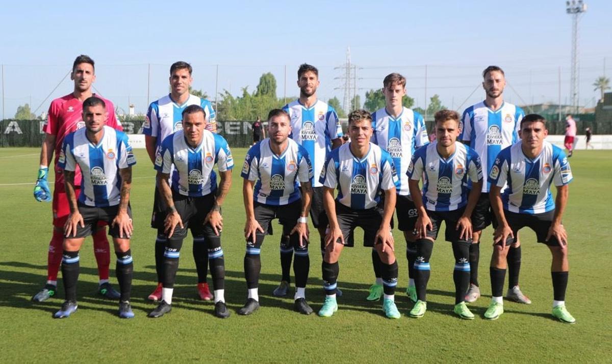 Imagen del equipo titular ante la UD Las Palmas