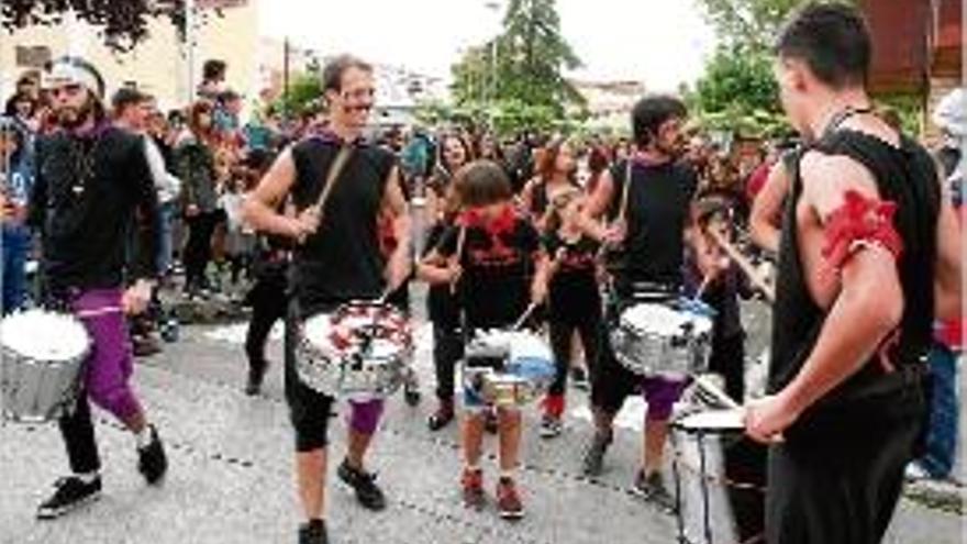 Una de les formacions participants, durant la seva actuació.