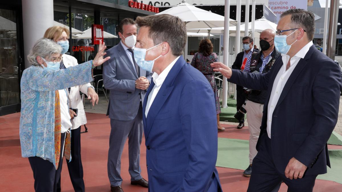 El presidente y otras autoridades acuden a la inaguración de la  Feria Internacional de Muestras Asturias en Gijón