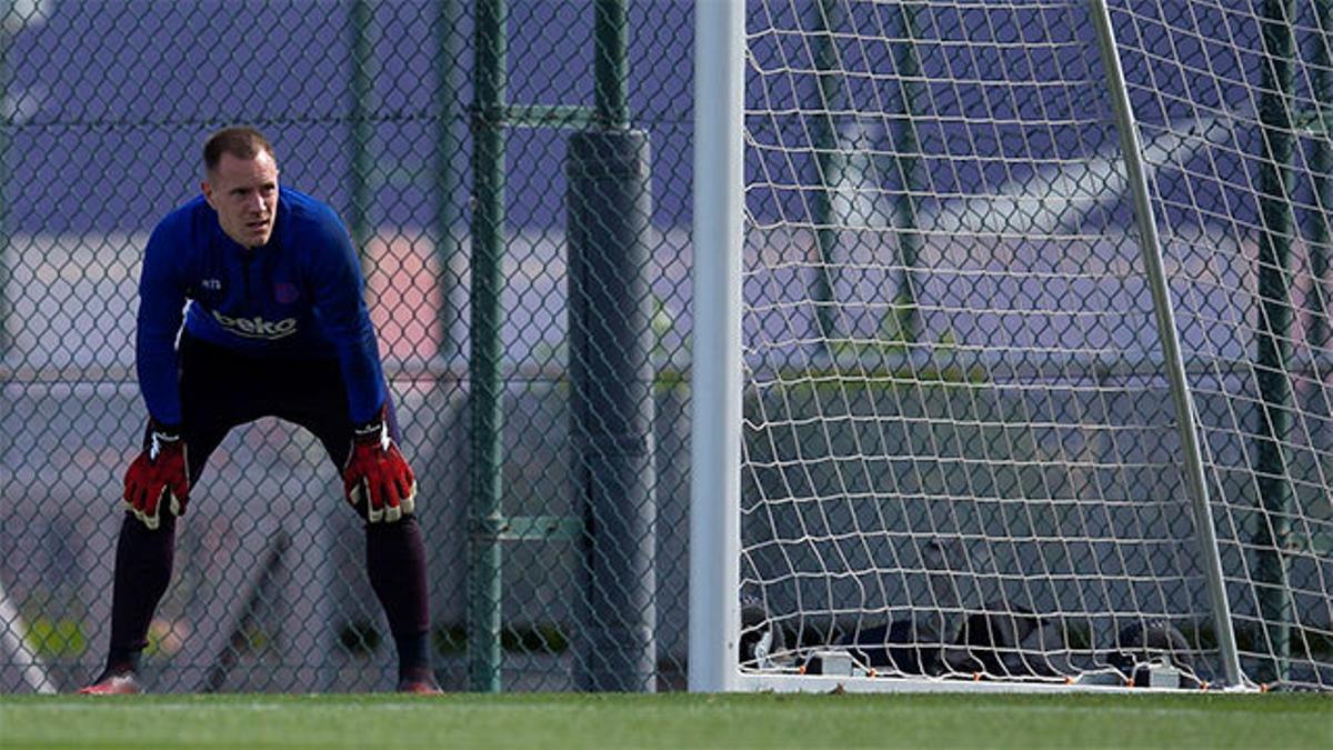 Ter Stegen, el mejor ejemplo de trabajo ante el coronavirus: así entrena desde casa