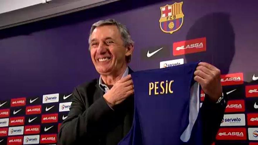 Svetislav Pesic entrenará al Barcelona hasta el final de temporada