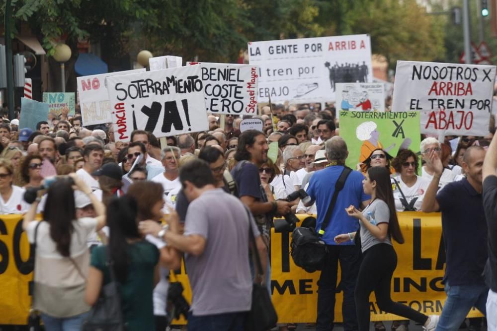 La gran manifestación por el soterramiento. 30 de septiembre