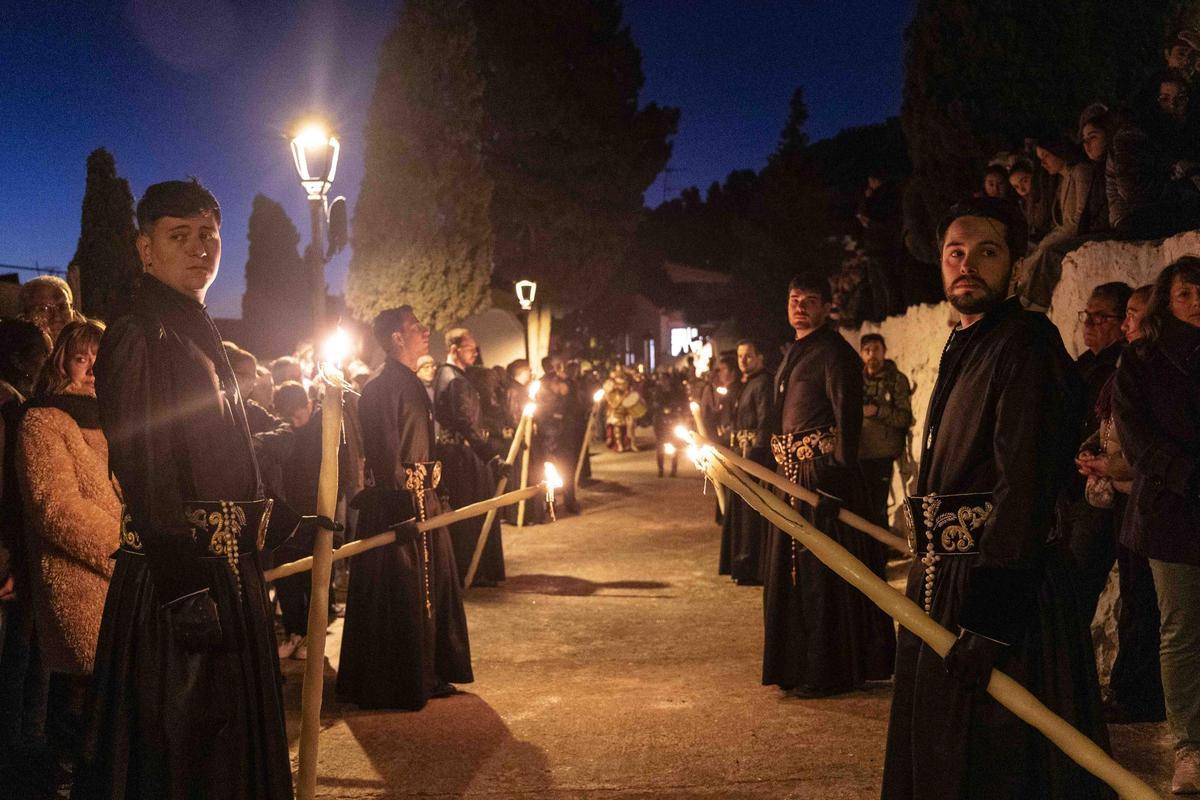 Los momentos más destacados del Viacrucis de la Semana Santa de Sagunt