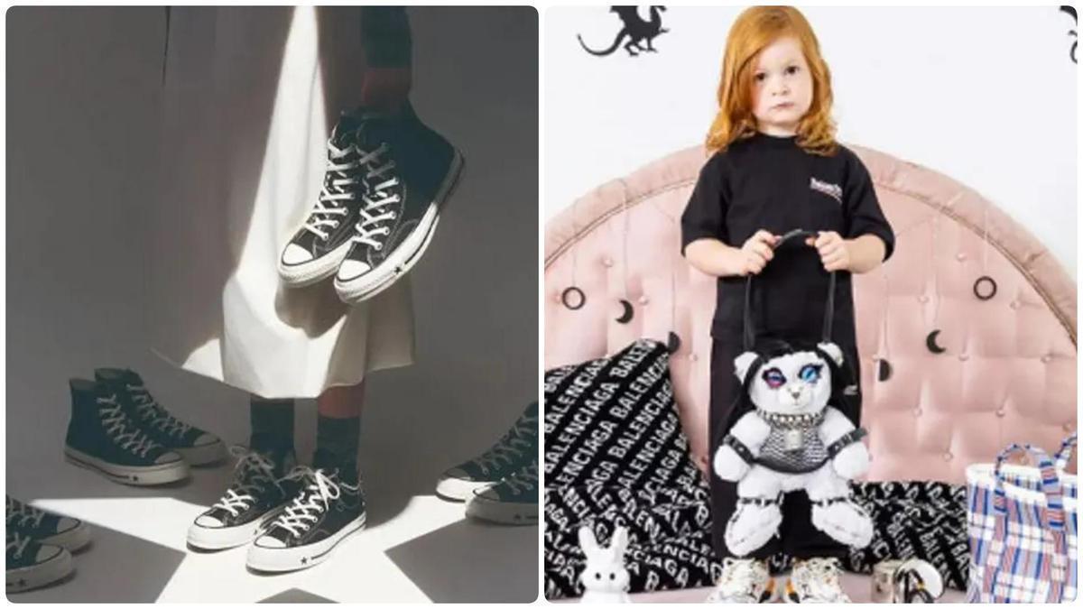 Converse y Balenciaga han pedido disculpas por sendas campañas.