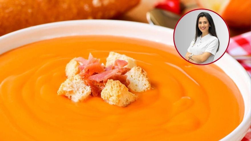 La nutricionista alicantina Sandra Moñino tiene la receta antiinflamatoria del verano: el salmorejo sin pan