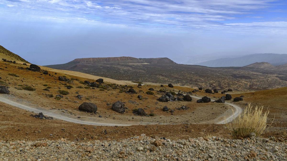 Vista parcial Parque Nacional del Teide.