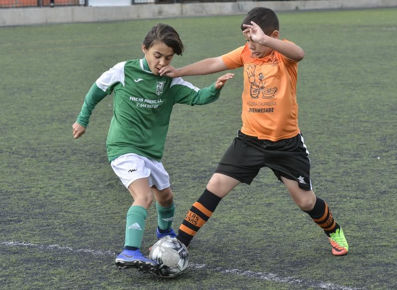 02/03/2019 LAS HUESAS, TELDE. Las Huesas - Estrella (benjamines). FOTO: J. PÉREZ CURBELO  | 02/03/2019 | Fotógrafo: José Pérez Curbelo