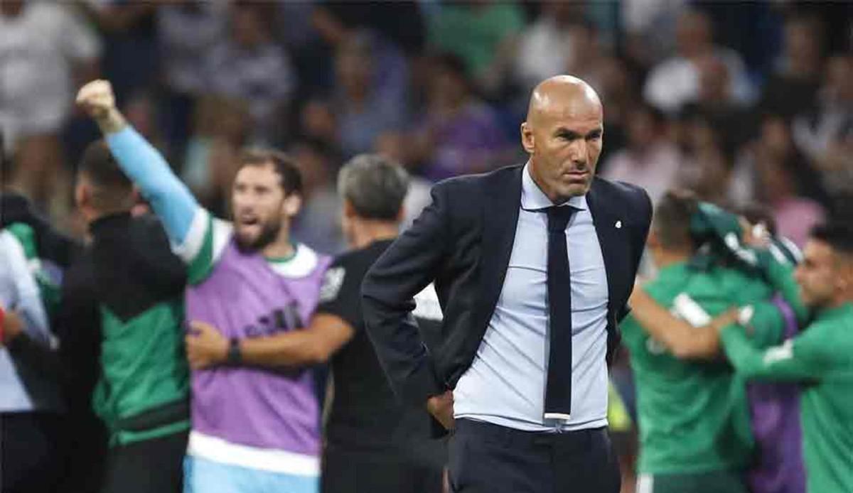 Zidane no ha empezado bien la Liga Santander 2017 / 2018