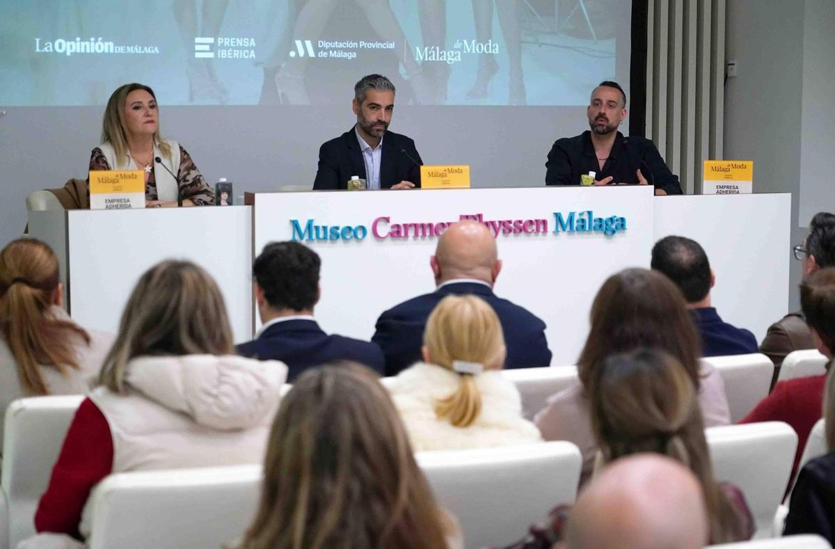 Primera de las mesas redondas de la jornada 'Málaga se viste de cine'