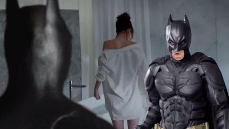 Un montaje de Batman en &#039;50 sombras de Grey&#039;.