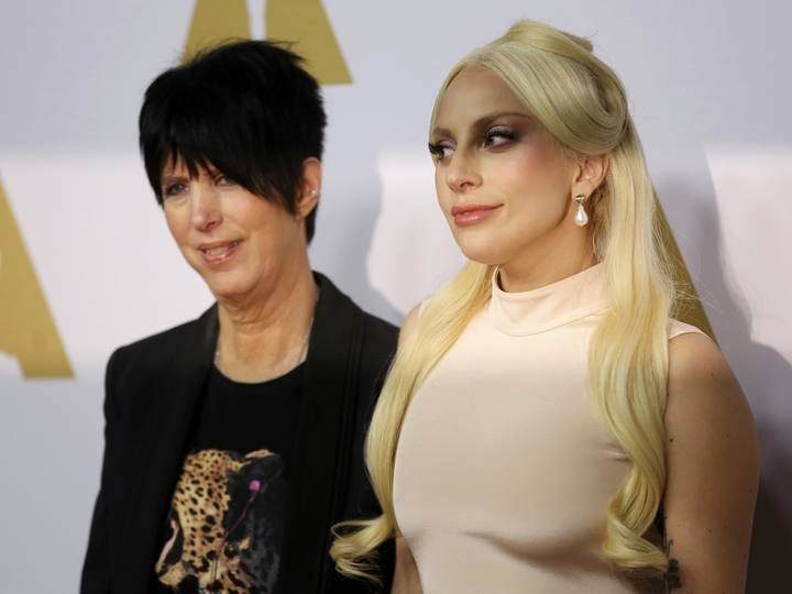 Diane Warren and Lady Gaga arrives at the 88th Academy Awards nominees luncheon in Beverly Hills