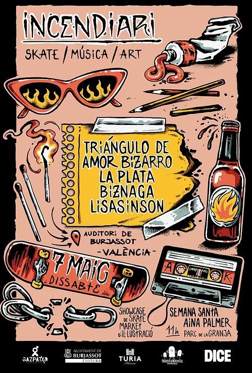 Cartel del festival Incendiari