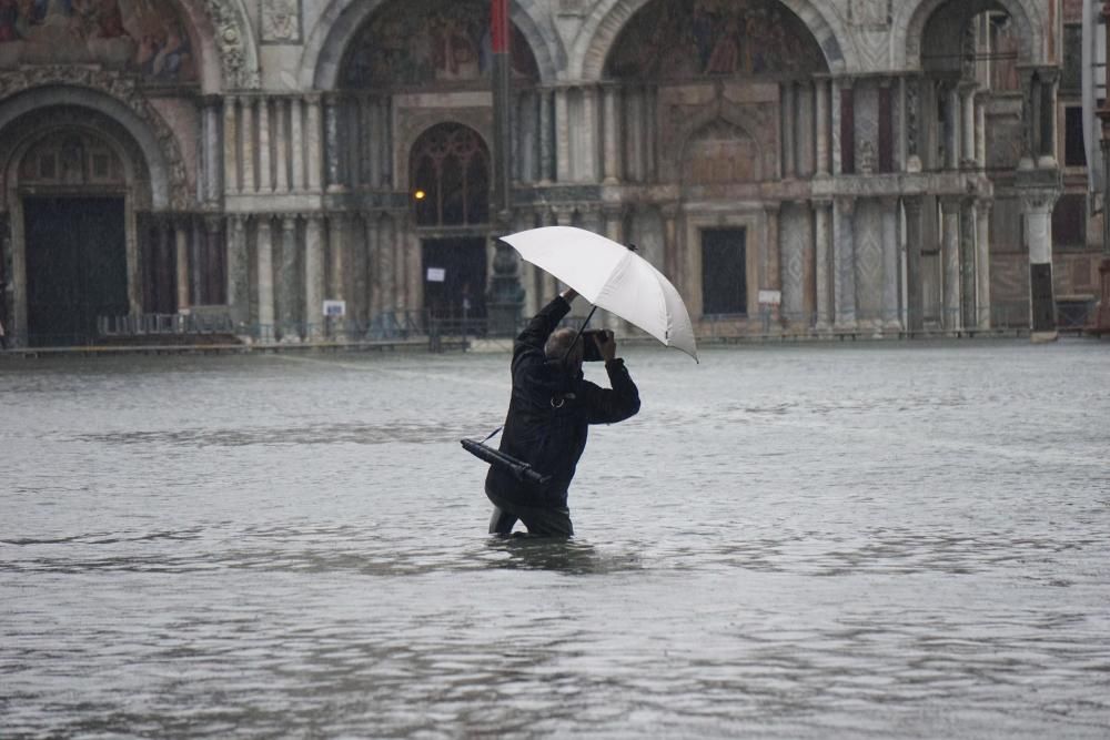 Graves inundaciones en Venecia