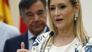tecnicomadrid39614499 gra071  madrid  09 08 2017   la presidenta de la comunidad d