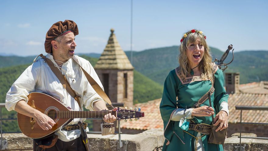 La visita teatralitzada al Castell de Cardona celebra 10 anys i 1.500 funcions