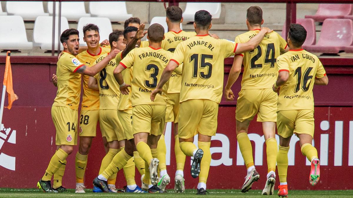 El Girona arrasa a Logronyo camí del ‘play-off’ (1-4)