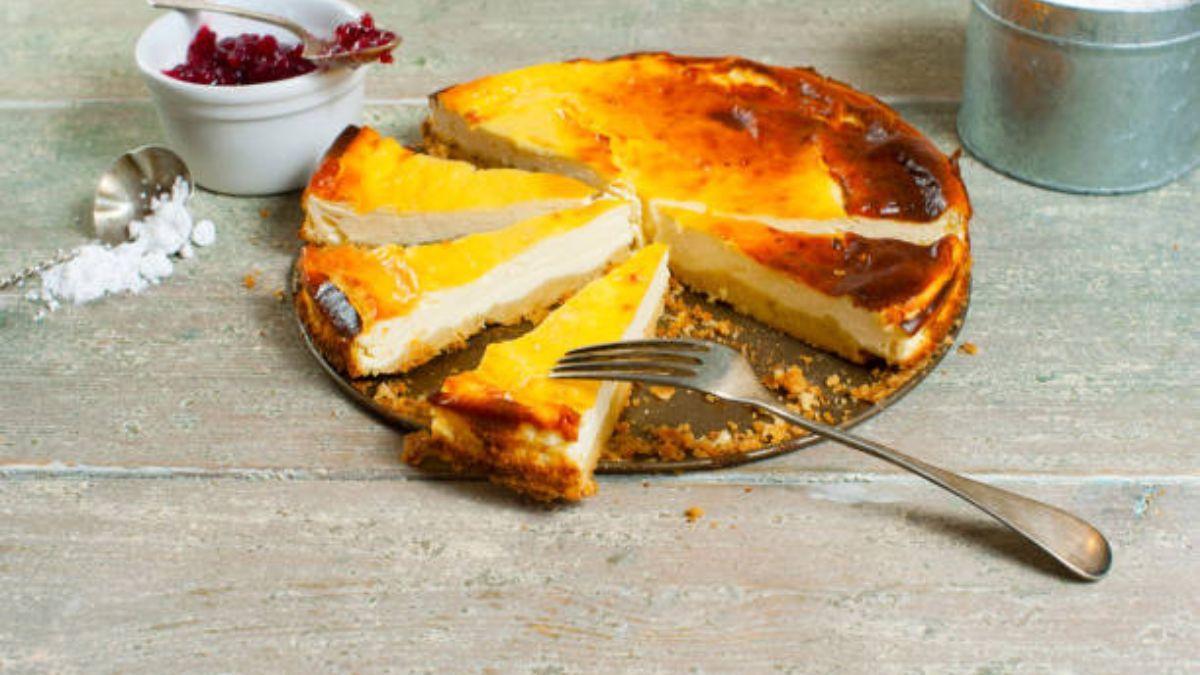 Una tarta de queso