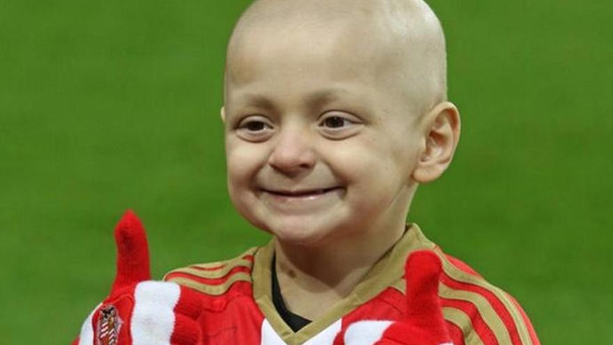 Bradley Lowery, en una imagen distribuida por el Sunderland.