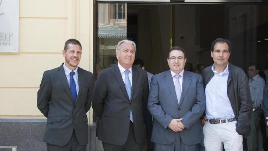 Manuel Giménez, Bartolomé Viúdez, Jesús López, Armando Fornés y Manuel Gutiérrez.