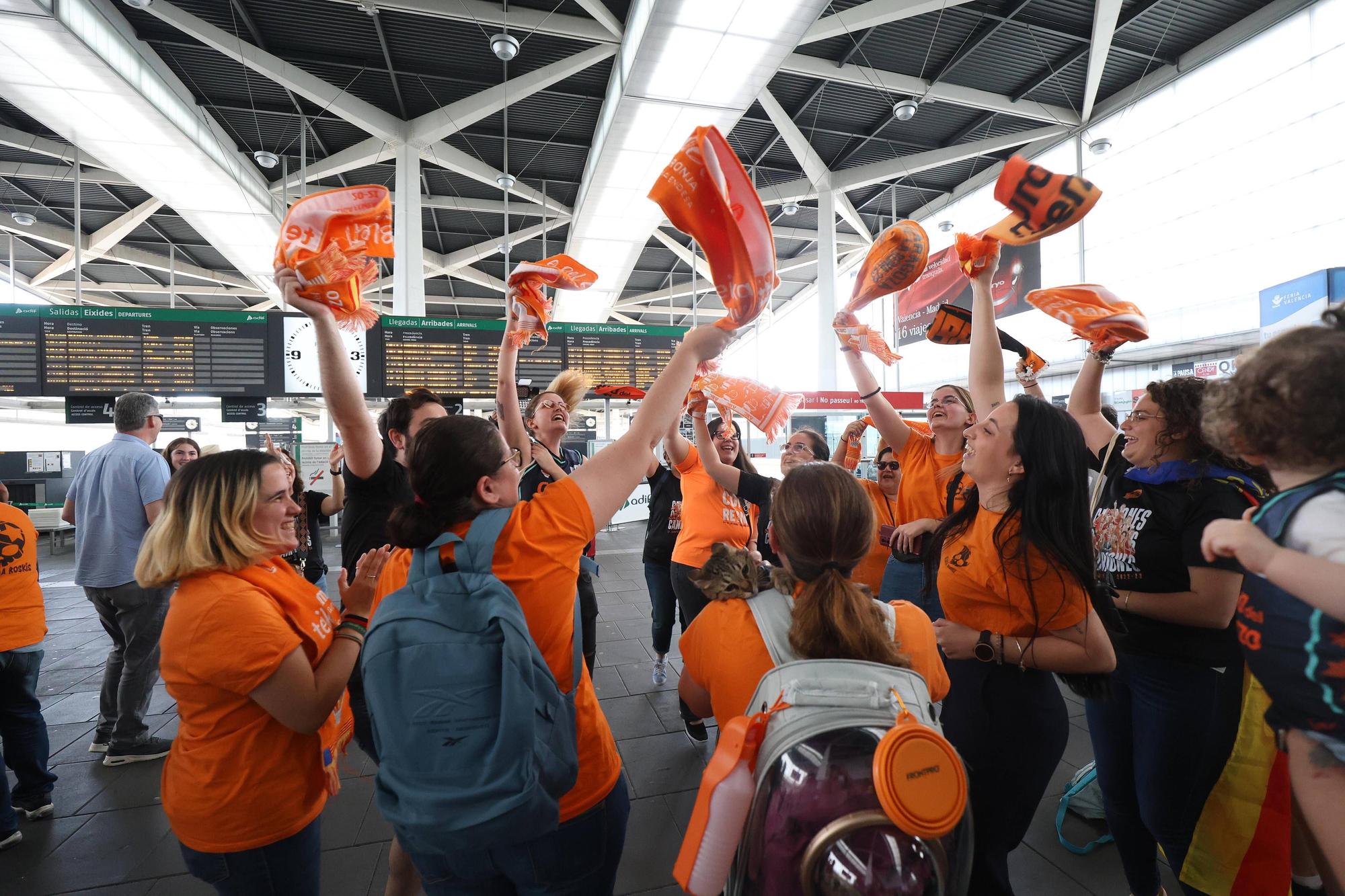 Así fue la llegada del Valencia Basket