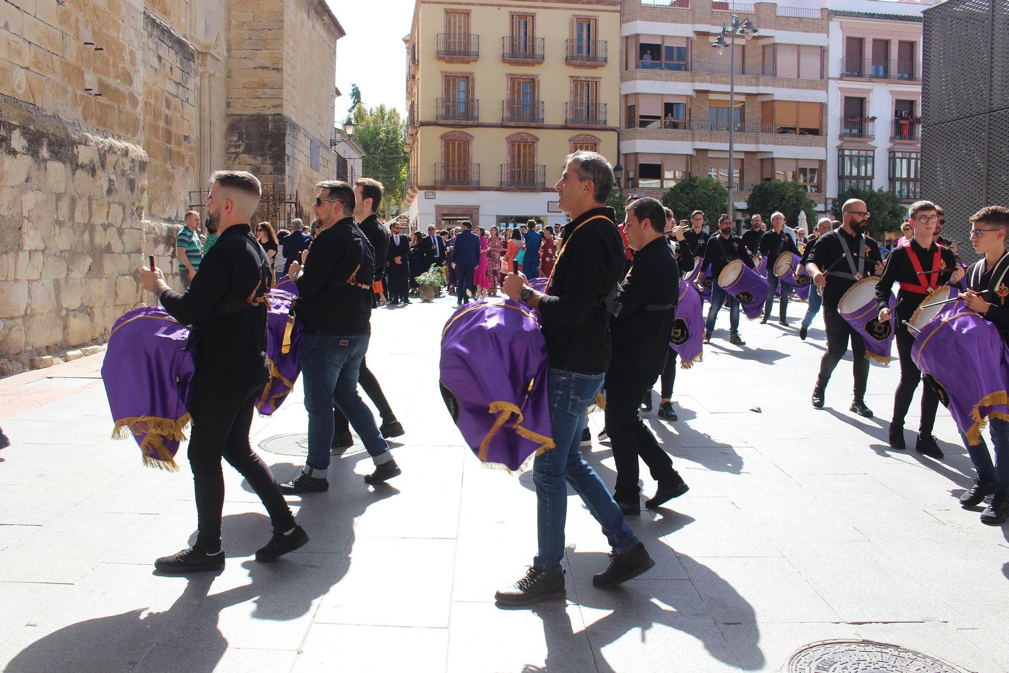 50 tambores de la zona sur de Córdoba protagonizan un desfile en Lucena