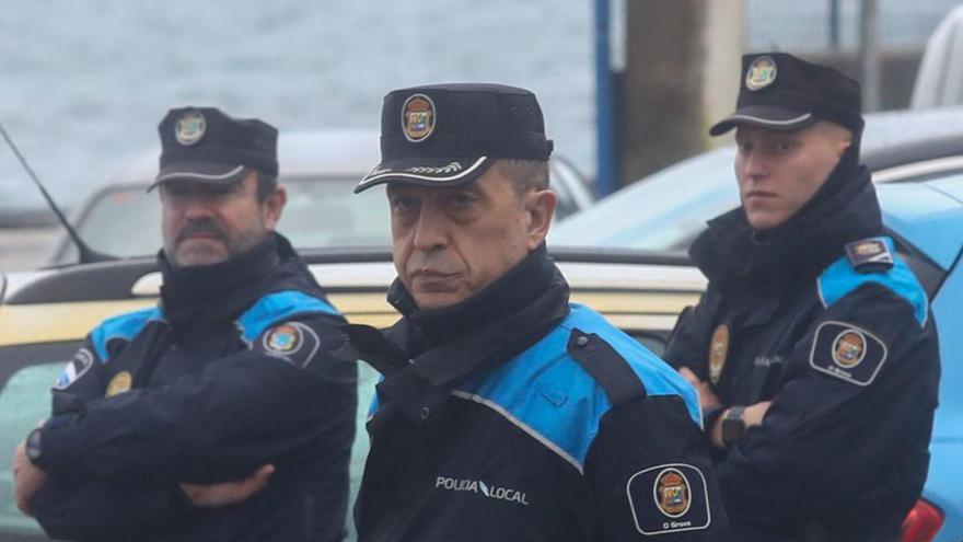 Agentes de la Policía Local de O Grove.