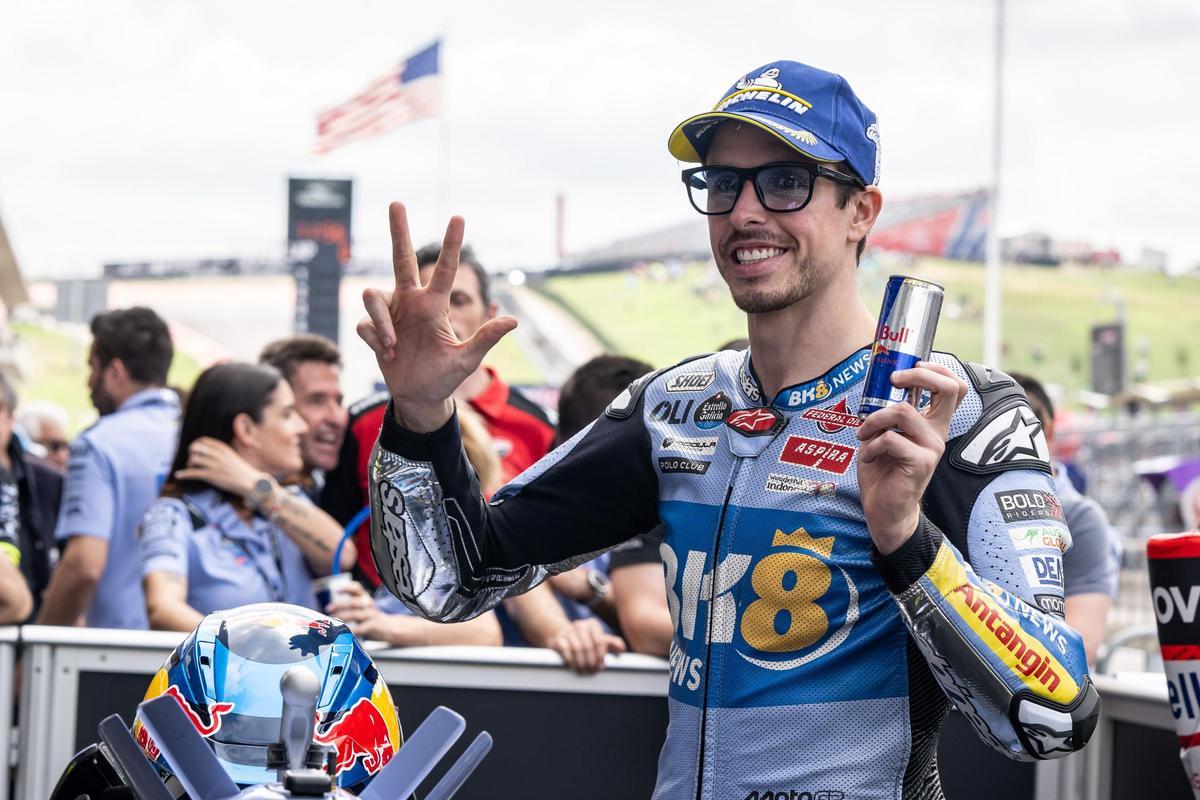 Àlex Márquez (Ducati), nuevo líder del Mundial de MotoGP tras acabar segundo en EEUU.