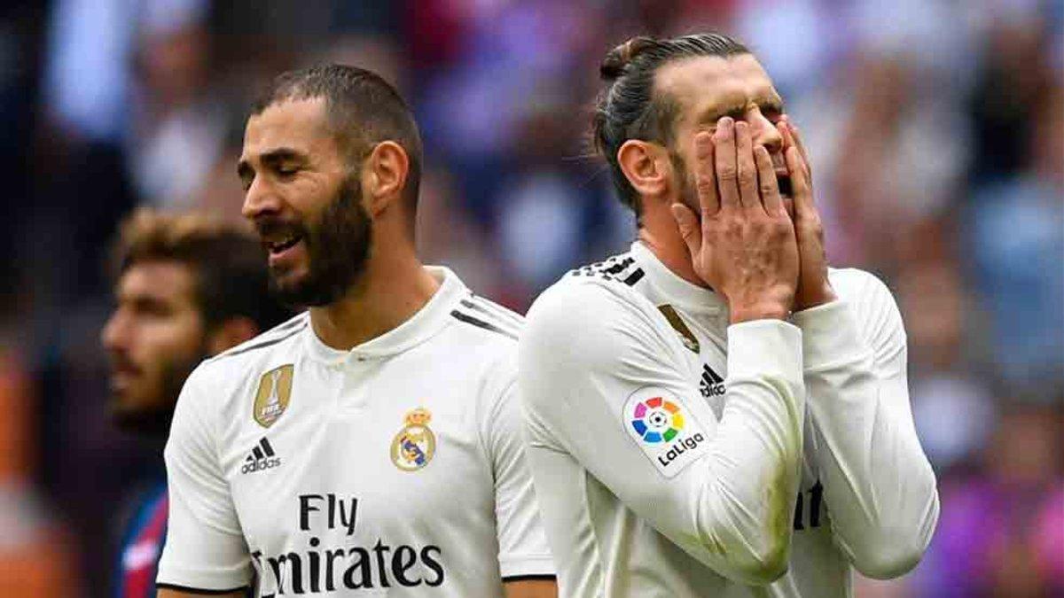 Bale se lamenta tras una ocasión fallada