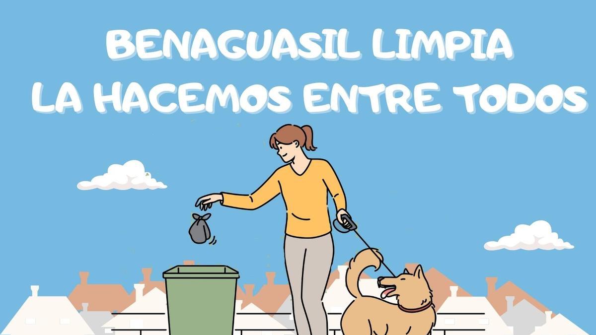 Campanya de recollida d'excrements a Benaguasil.
