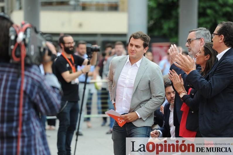 Albert Rivera, líder de Ciudadanos, en Murcia