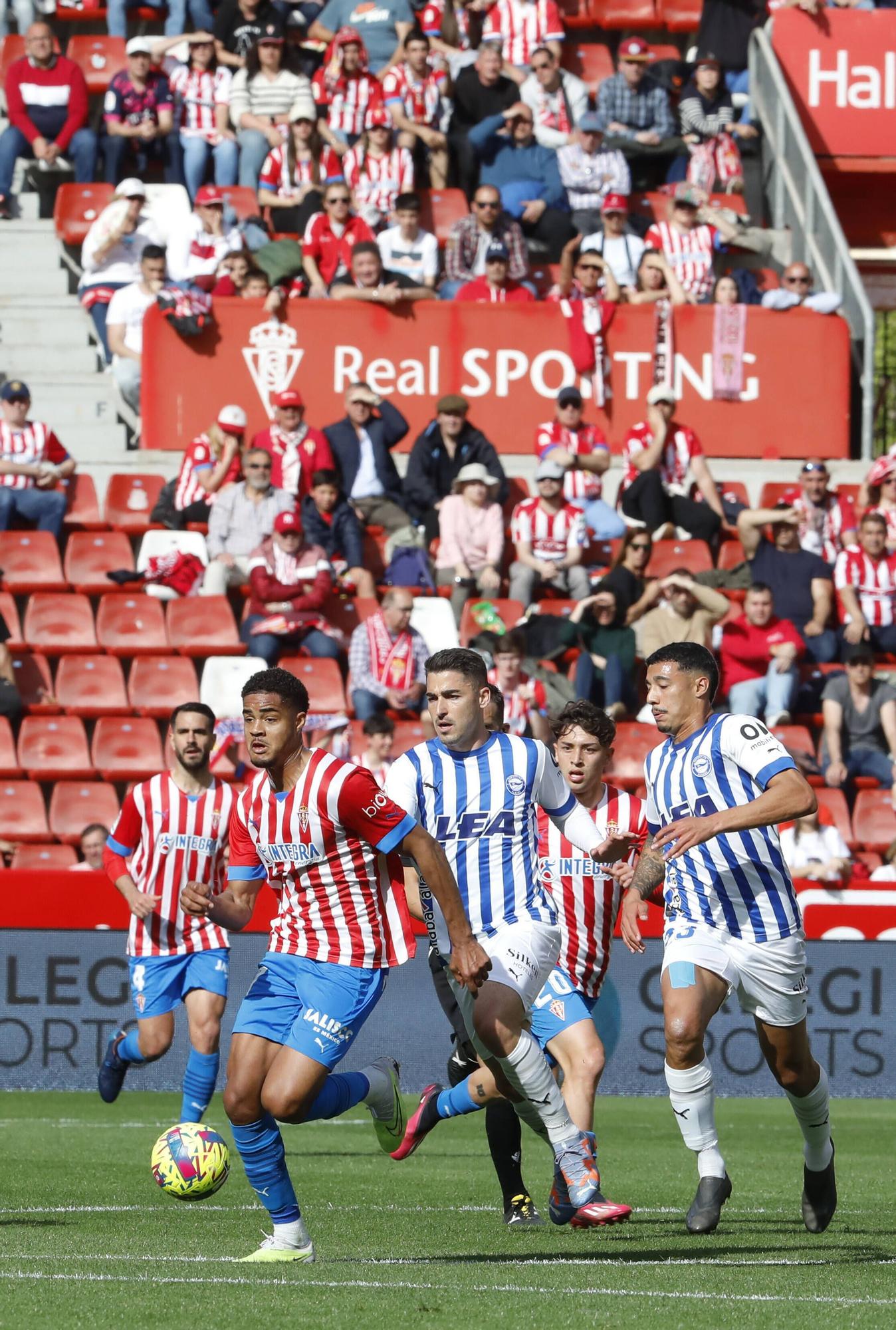 Así fue el encuentro entre el Sporting y el Alavés