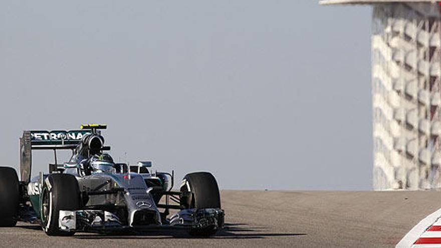 Rosberg, en el circuito de Las Américas.