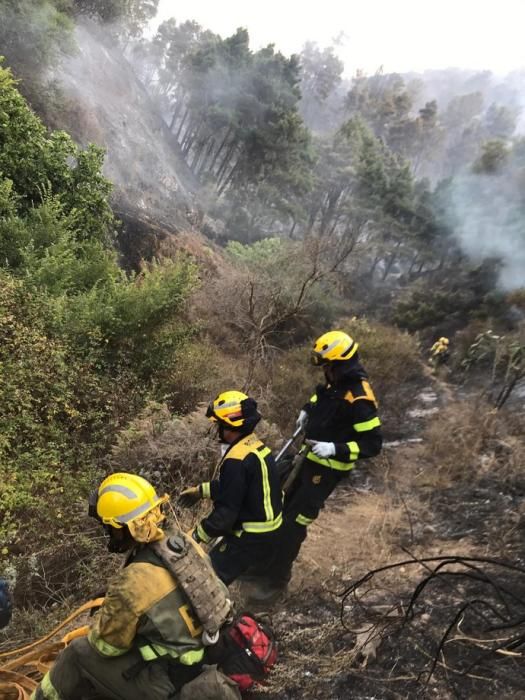 El incendio de Gran Canaria, a lunes 19 de agosto