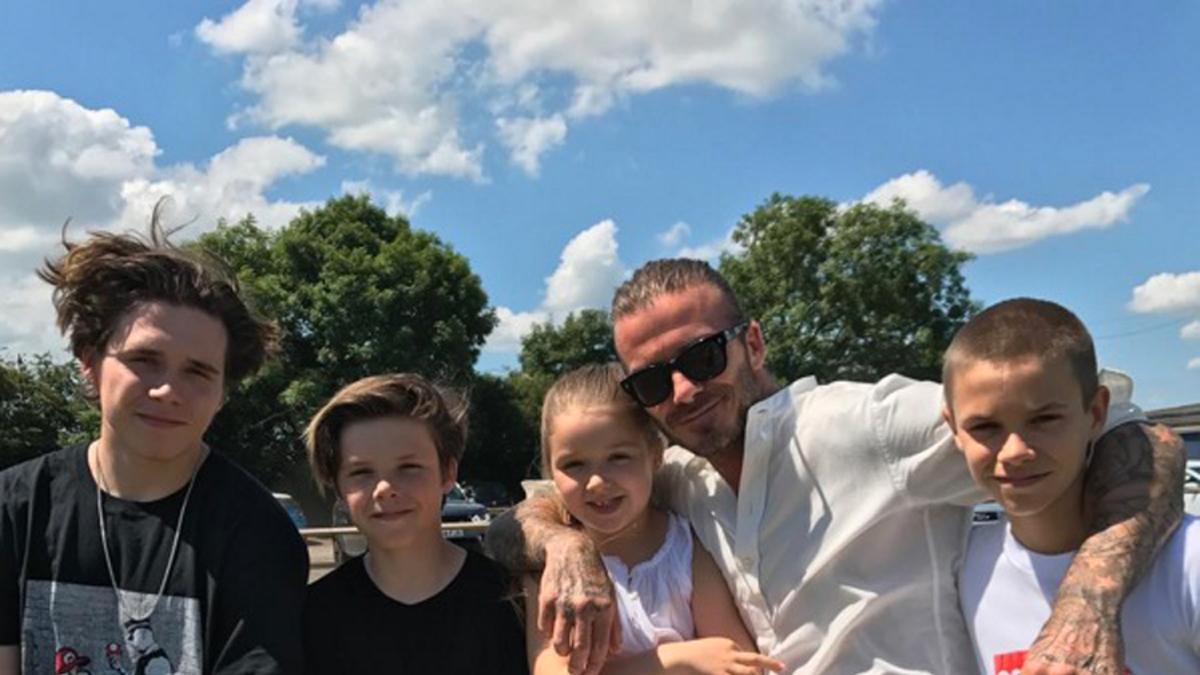 Día del padre en EE.UU: Familia Beckham
