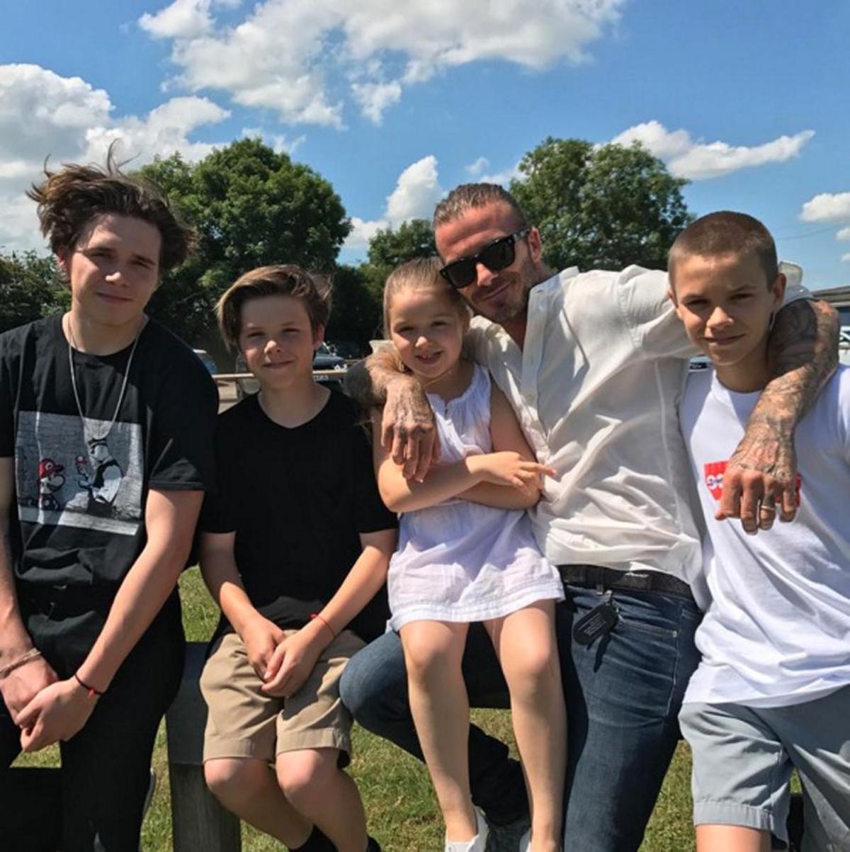 Día del padre en EE.UU: Familia Beckham