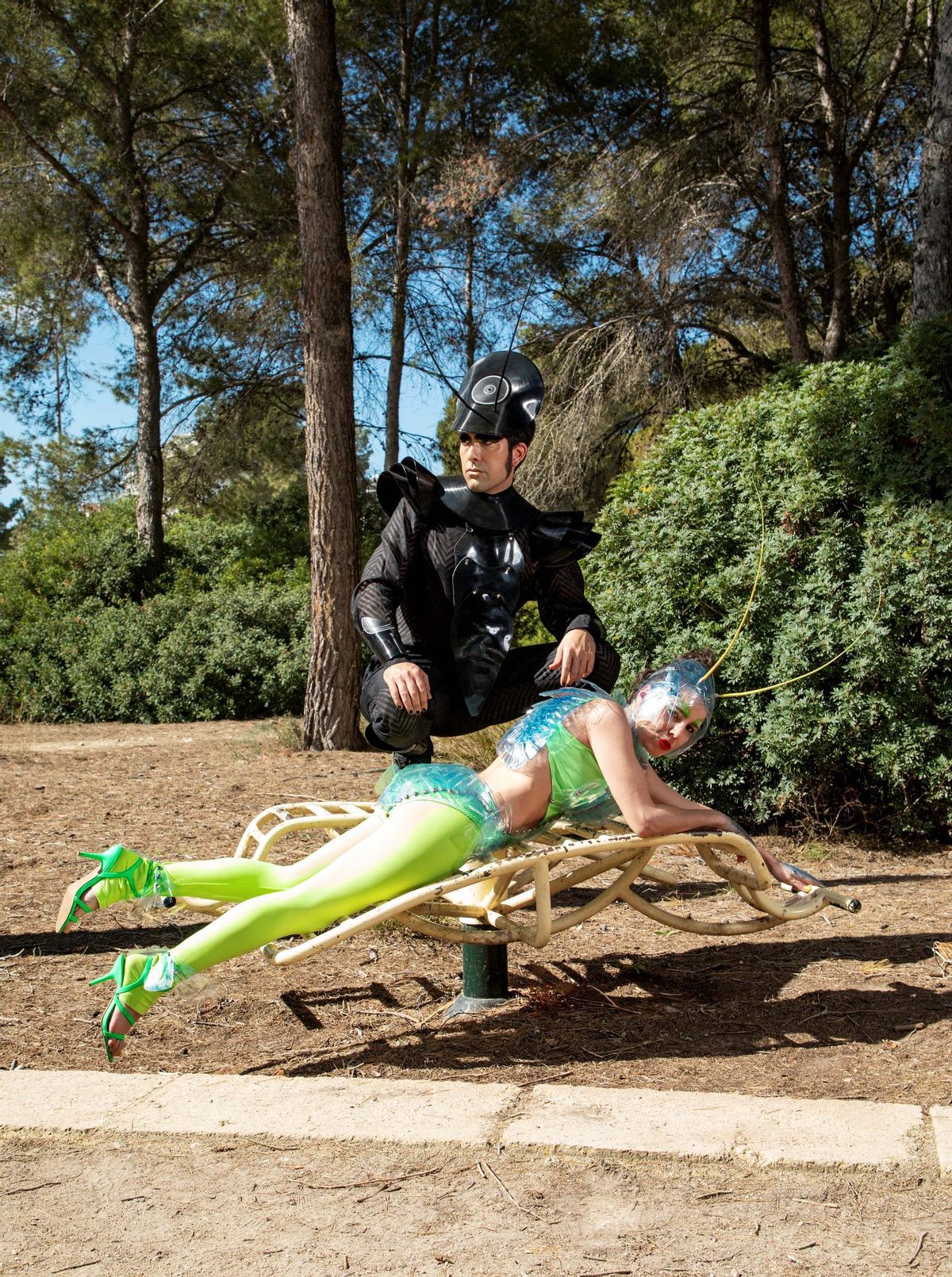 Das Duo Jansky spielt kreativ mit Insektensounds.
