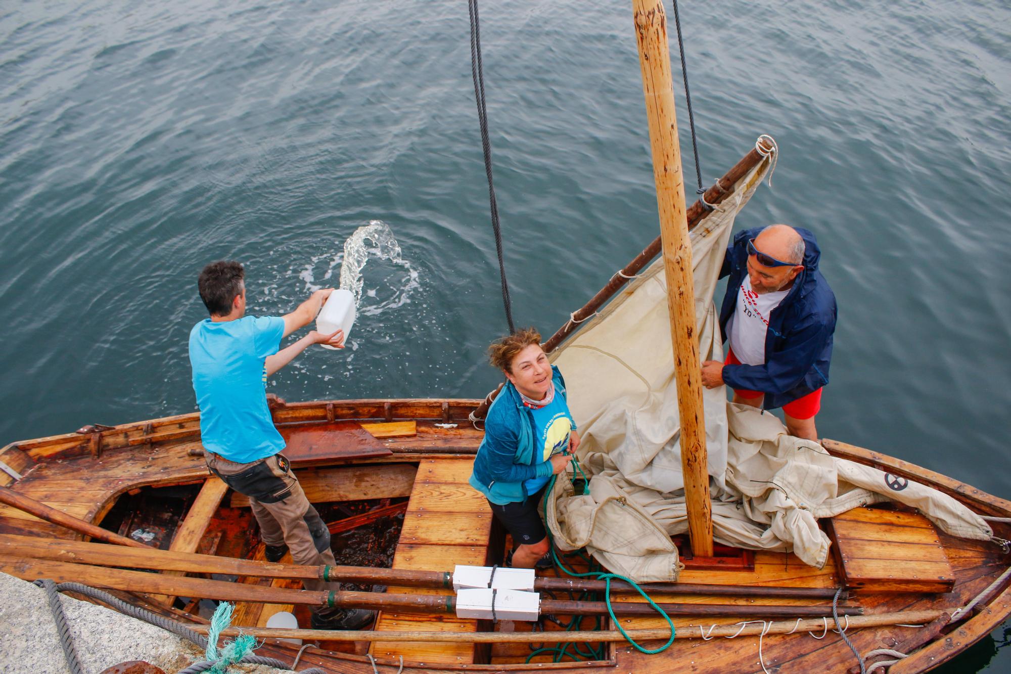 A vela tradicional volve navegar na Arousa