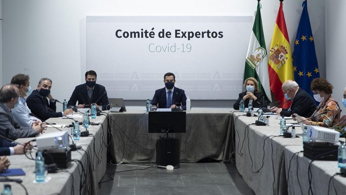 La Junta de Andalucía ha vuelto a reunir a su comité de expertos esta tarde.