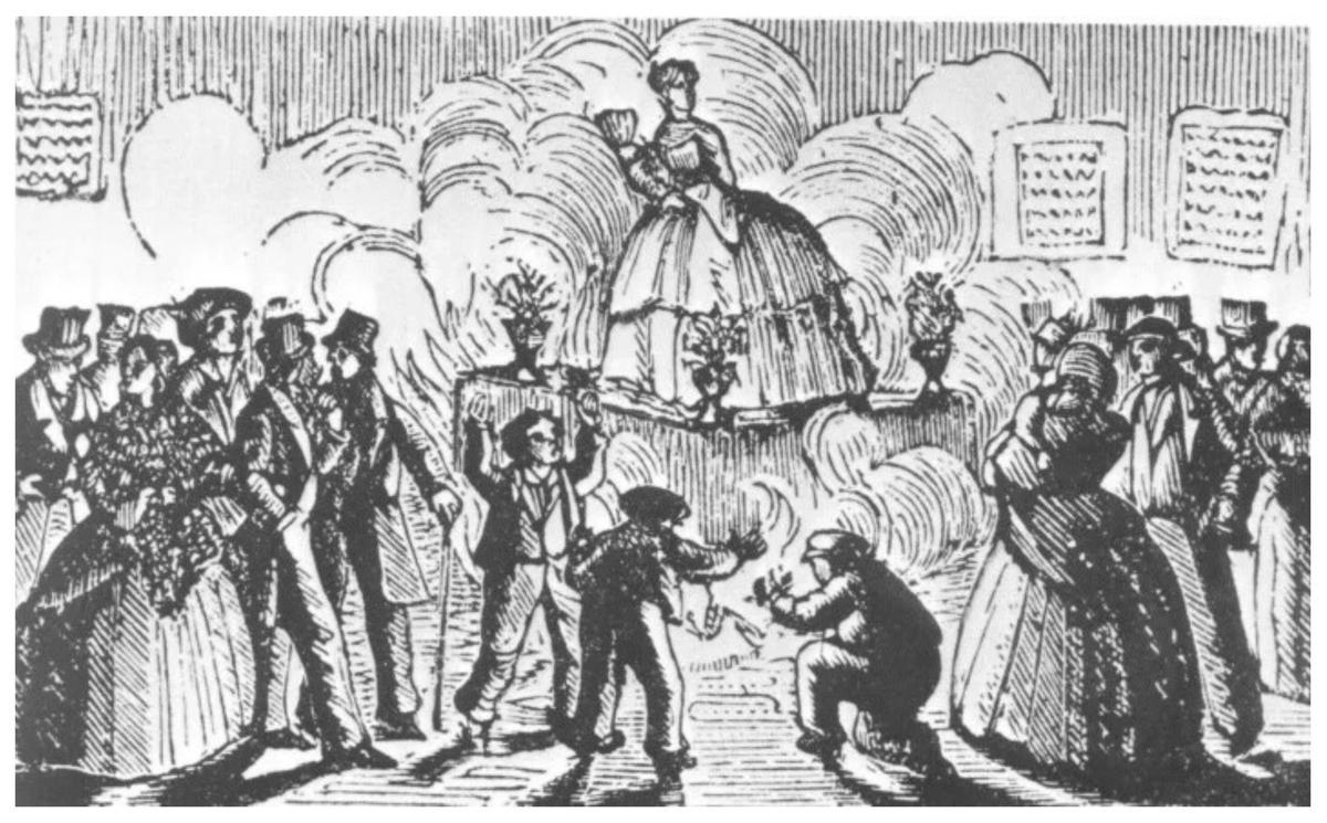 Popular il·lustració d'una falla del Segle XIX